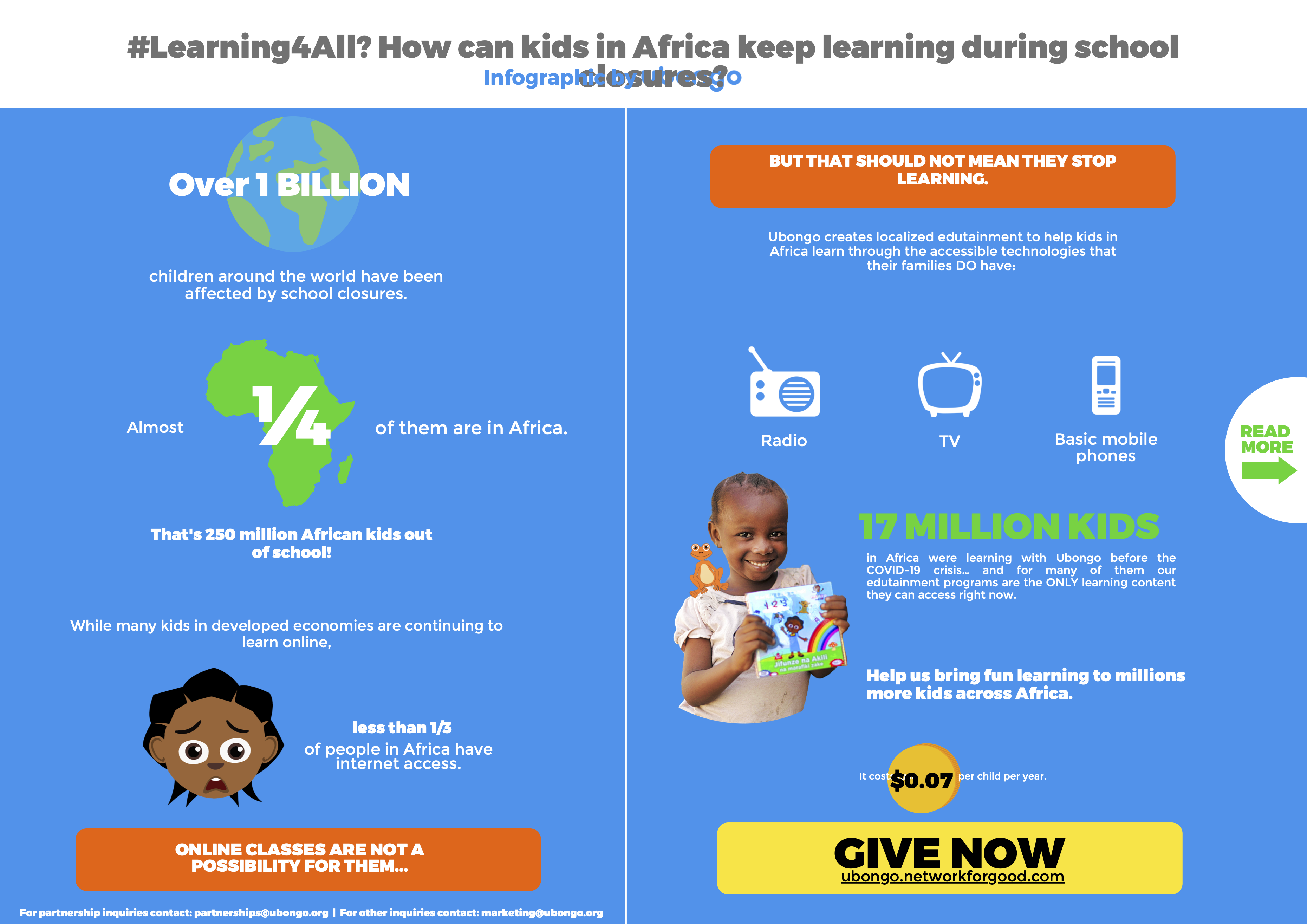 The Long Term Costs of School Closures to Kids in Africa Ubongo